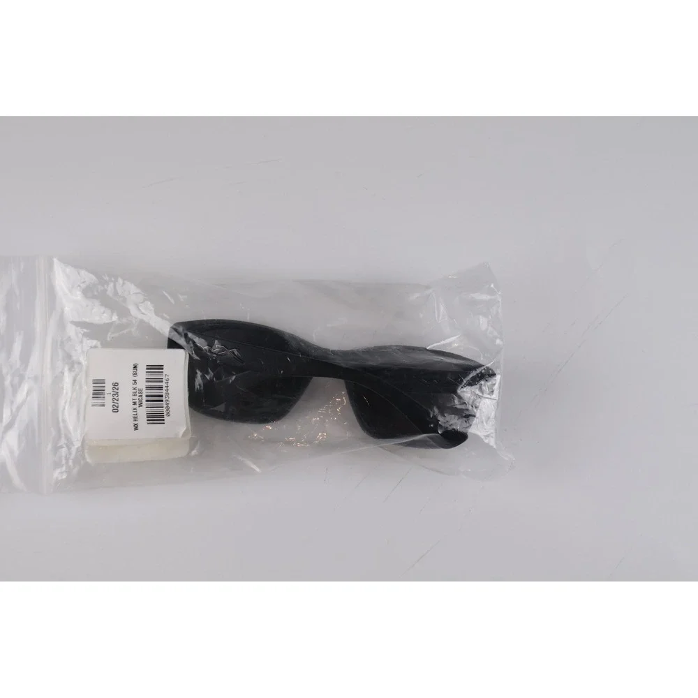 Wiley X Sunglasses Helix Matte Black Square 54mm NEW MSRP $119.95